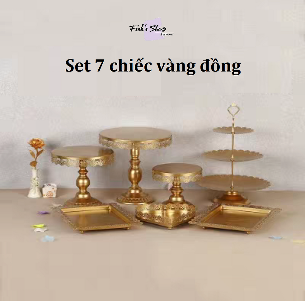 Thumbnail: Khay bánh sinh nhật hình tròn