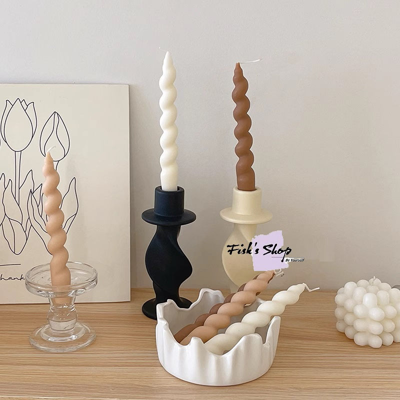 Set hai nến thơm dạng xoắn