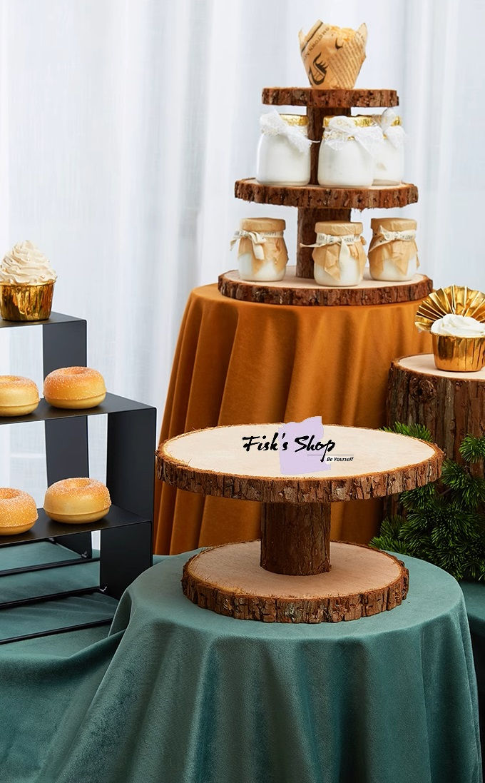 Thumbnail: Khay đựng bánh sinh nhật, điểm tâm set Blackbark