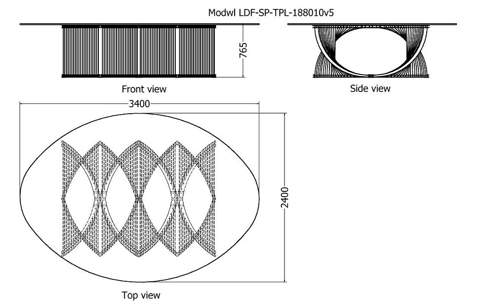 Thumbnail: Upmarket aluminium dining room table