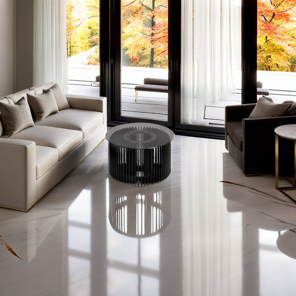 upmarket elegant aluminium side coffee table