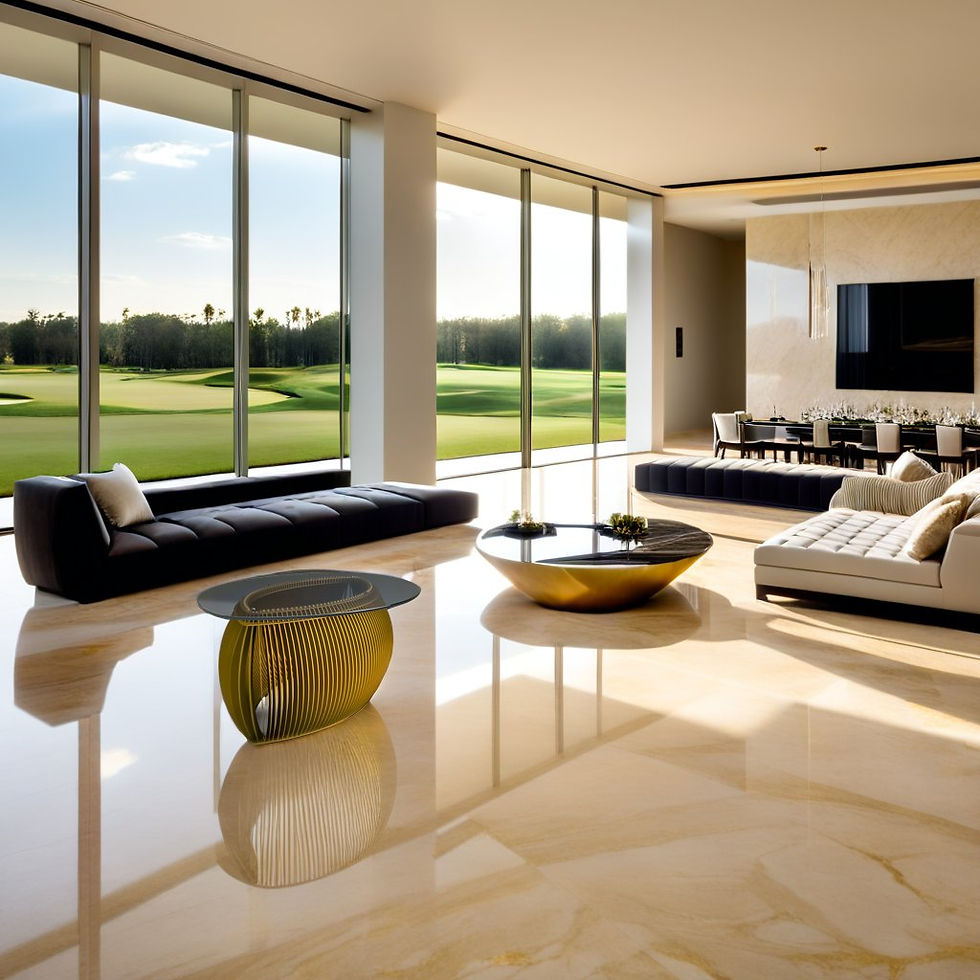 upmarket aluminium Coffee side table