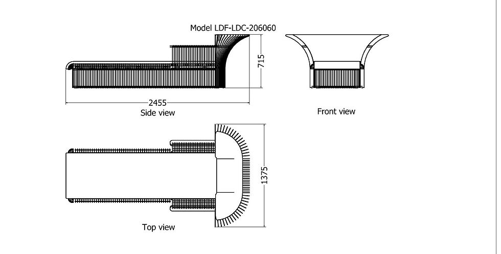 Thumbnail: Upmarket aluminium sun lounger