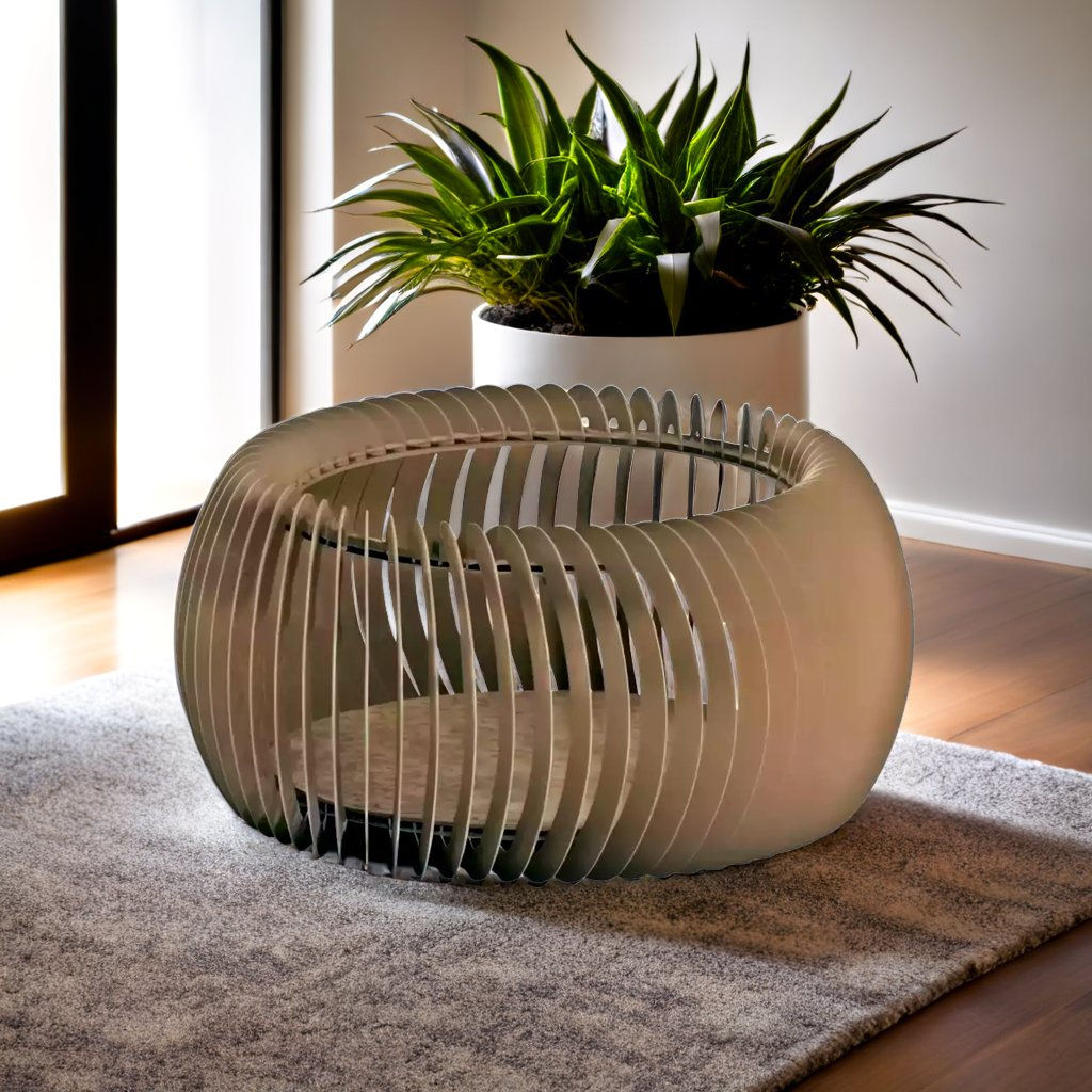 elegant aluminium basket