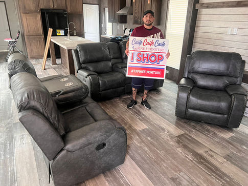 TX Fine Furniture Store in Laredo, TX has 3 locations in the city of Laredo, TX.
We offer payment plans for everyone regardless of credit history.