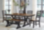 Raise the bar on modern farmhouse style with the Wildenaur dining extension table. Its handsome good looks are accentuated wi