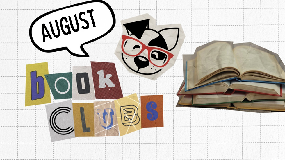 August Book Club Picks at DEB