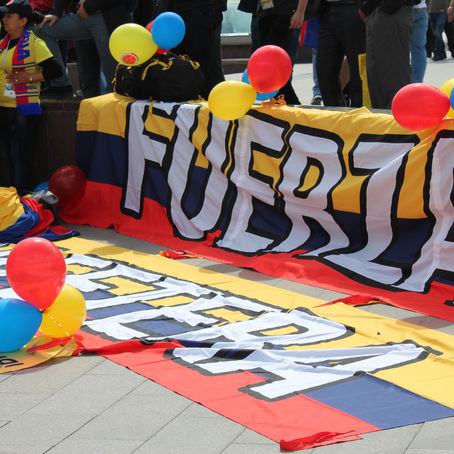 En la Plaza Roja de Moscu      FUERZA CAFETERA