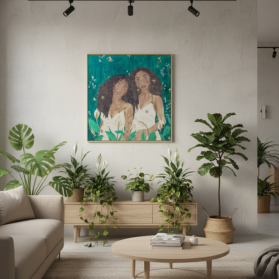 Thumbnail: Emerald Grace | Wood Print Reproduction