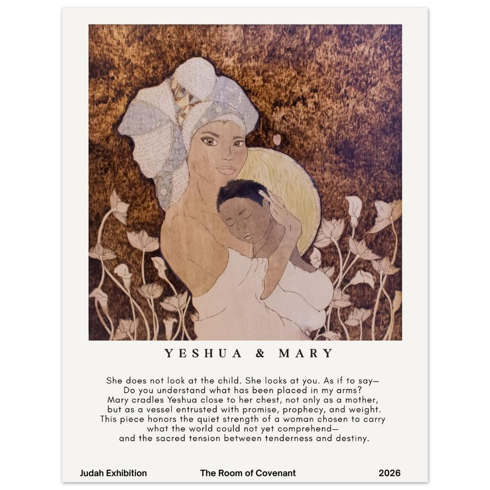 Yeshua & Mary | Premium Matte Paper Poster