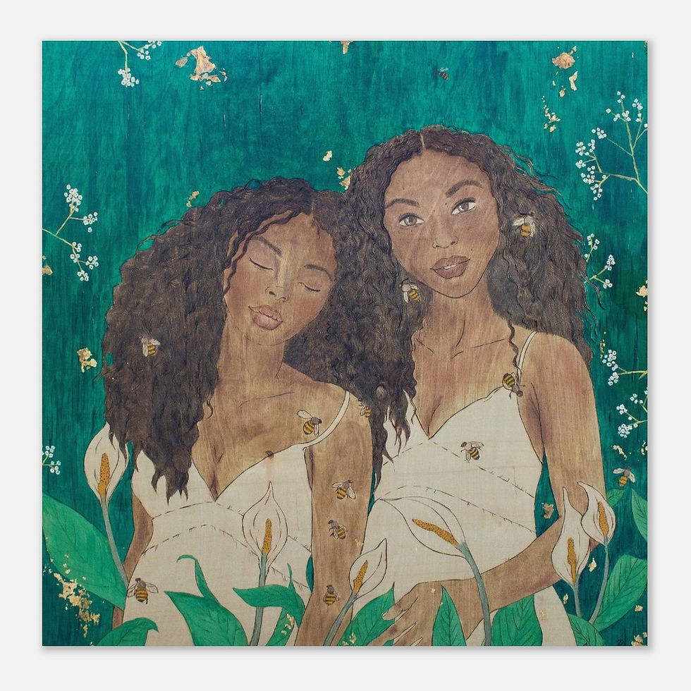 Thumbnail: Emerald Grace | Wood Print Reproduction