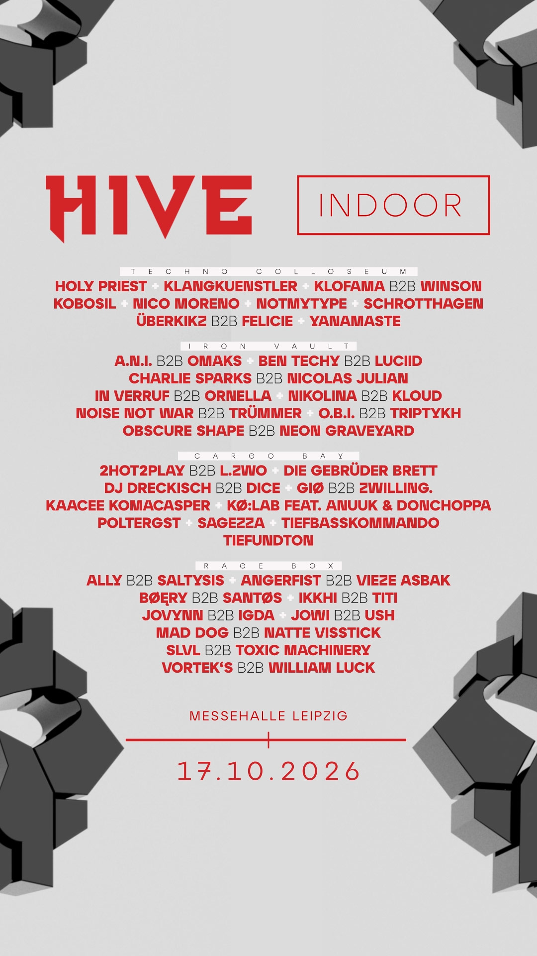 HIVE INDOOR festival in Leipzig