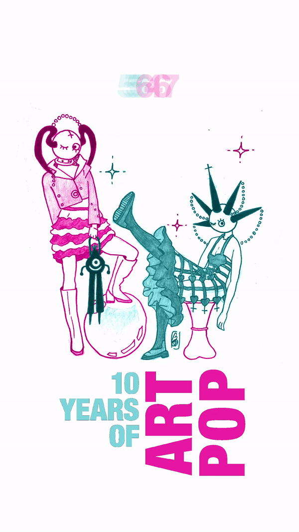 Lityr and The Moon artpop anniversary