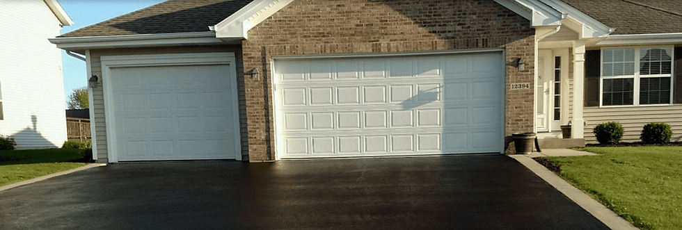 Drive Way that has been Seal Coated