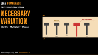 First Principles of Design: Necessary Variation