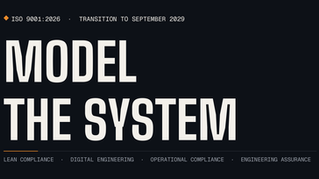 ISO 9001:2026 – Time to Model Your Quality System