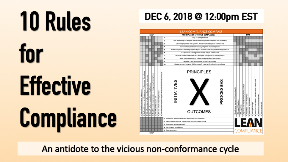 10 Rules for Effective Compliance