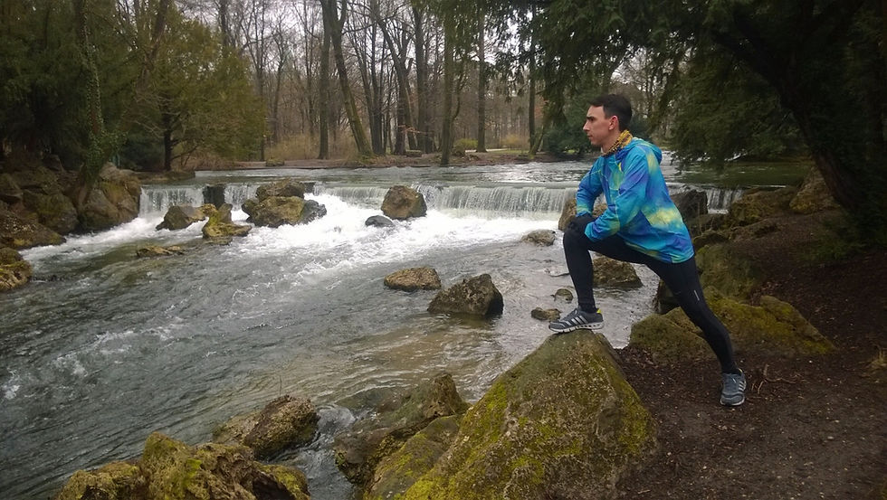 На берегу реки Айсбах