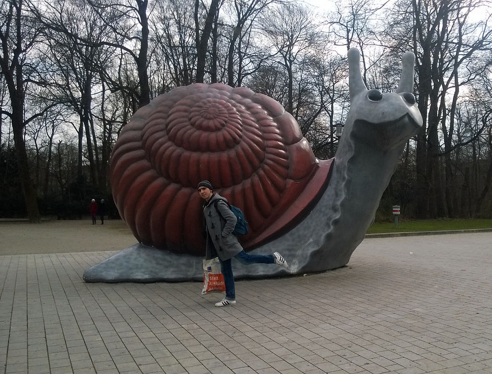 Улитка в парке "Бавария"