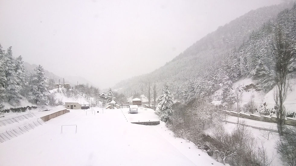 Снег в Дилижане