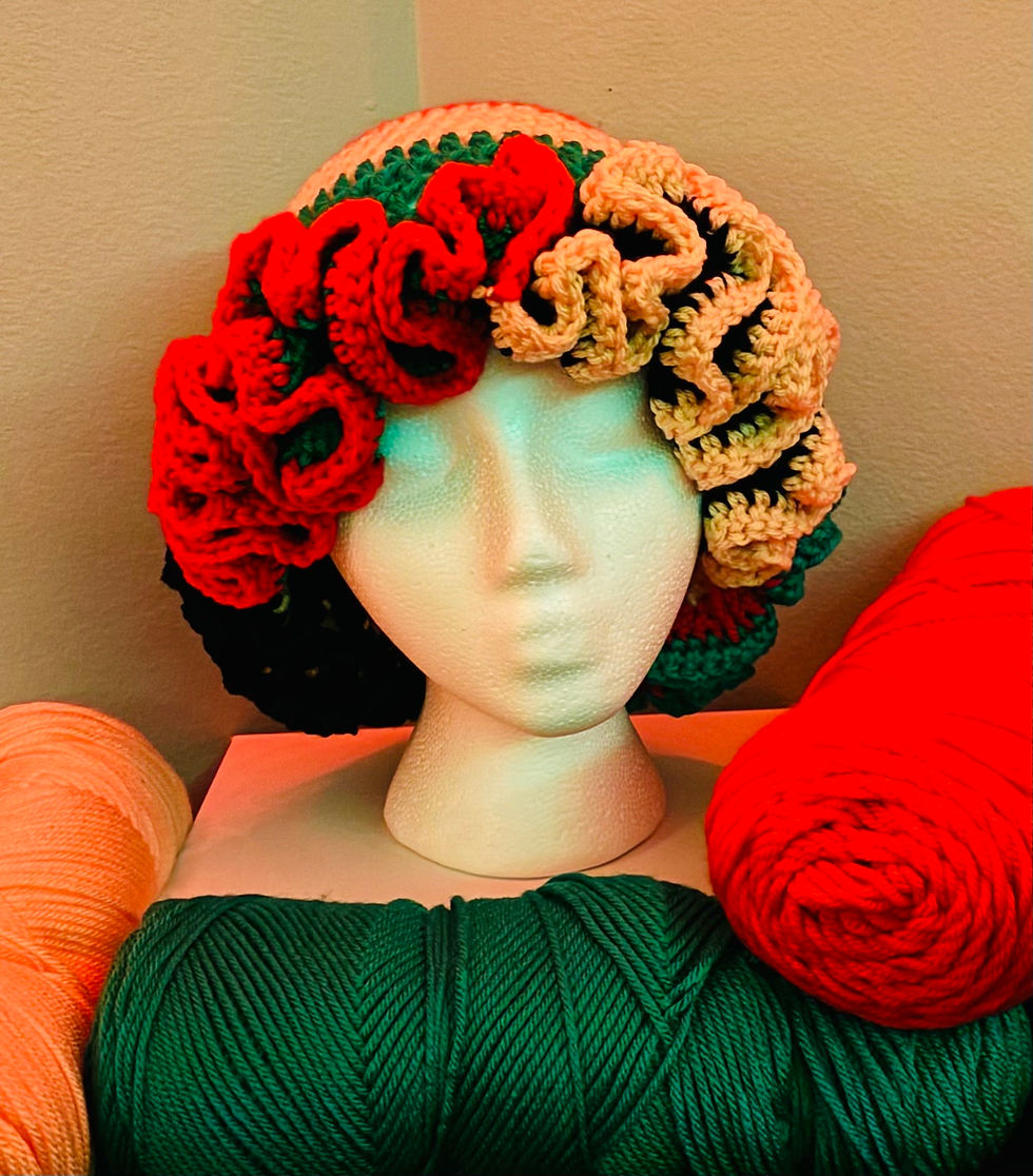 Thumbnail: Crochet Ruffle Hat