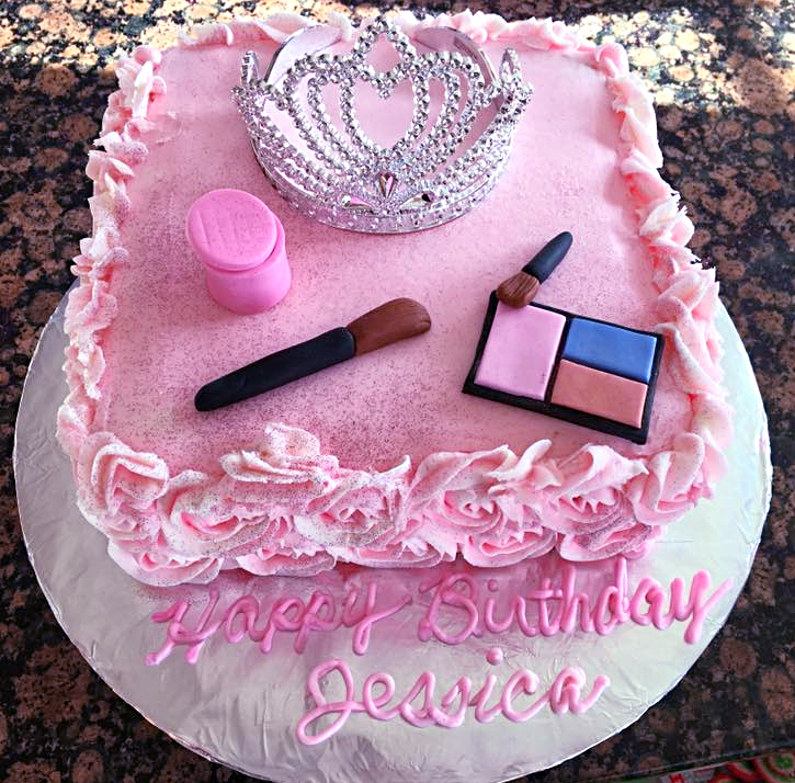 Princess Makeup Cake