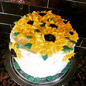 sunflower cake