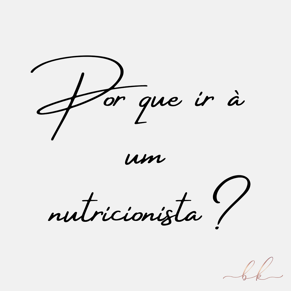 motivos para ir ao nutricionista