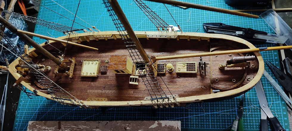Thumbnail: Le Hussard. - Ship scale model (1:100)