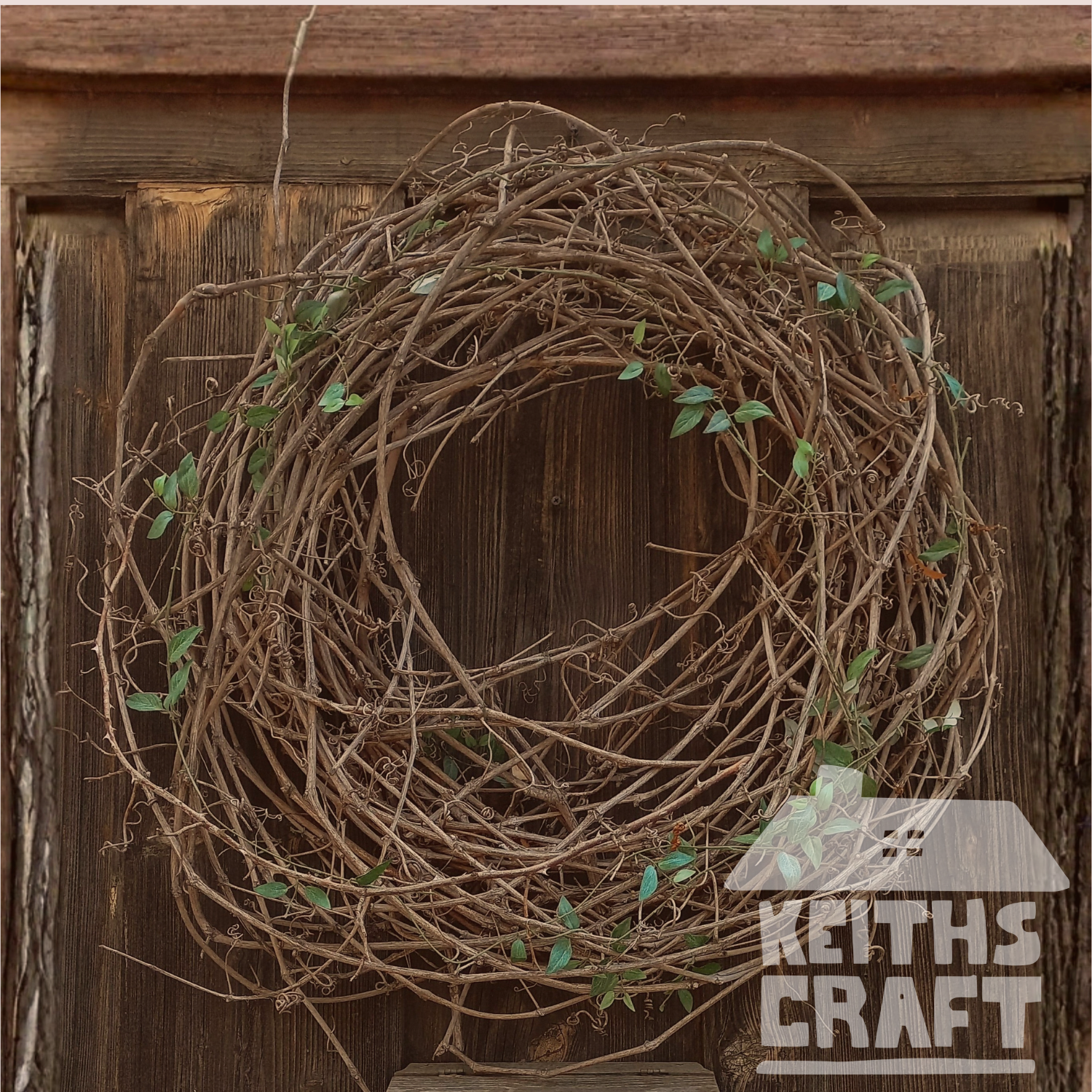 Rustic Wood Twig Wreath