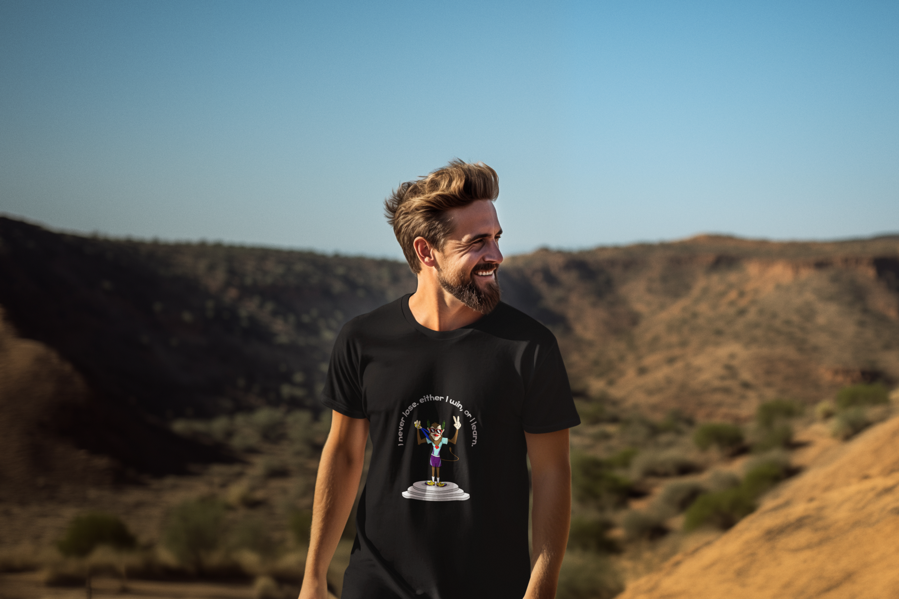 I never lose, either I win, or I learn.