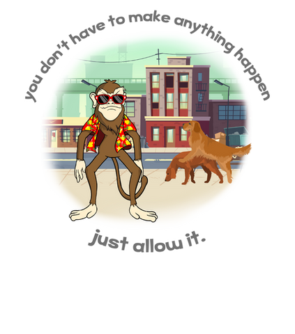 You don't have to make anything happen, just allow it