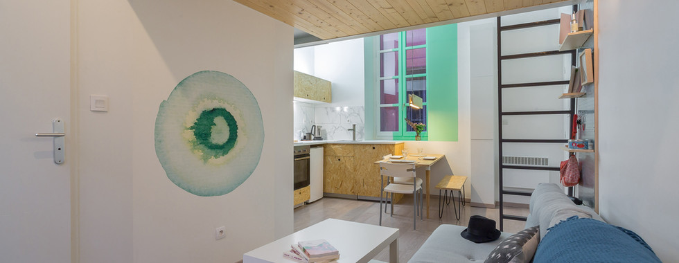 Studio en location meublée dans les pentes de la Croix-Rousse à Lyon