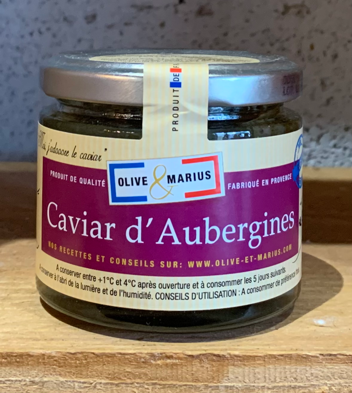 Caviar d’aubergines - Olive&Marius