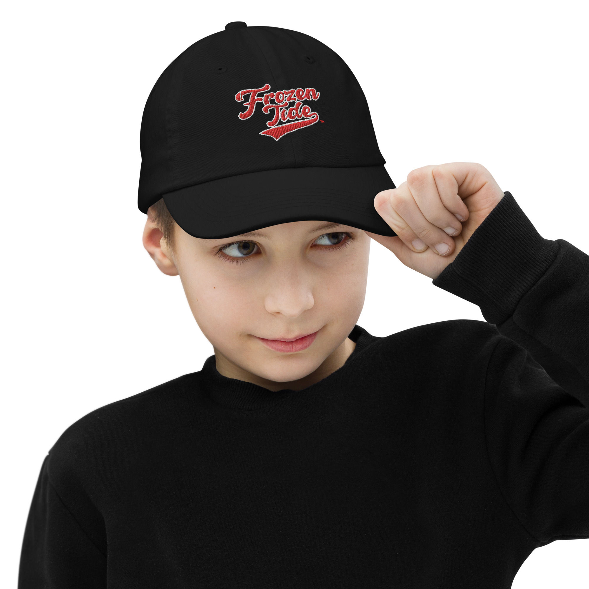 Youth 'Frozen Tide' Baseball Cap Black