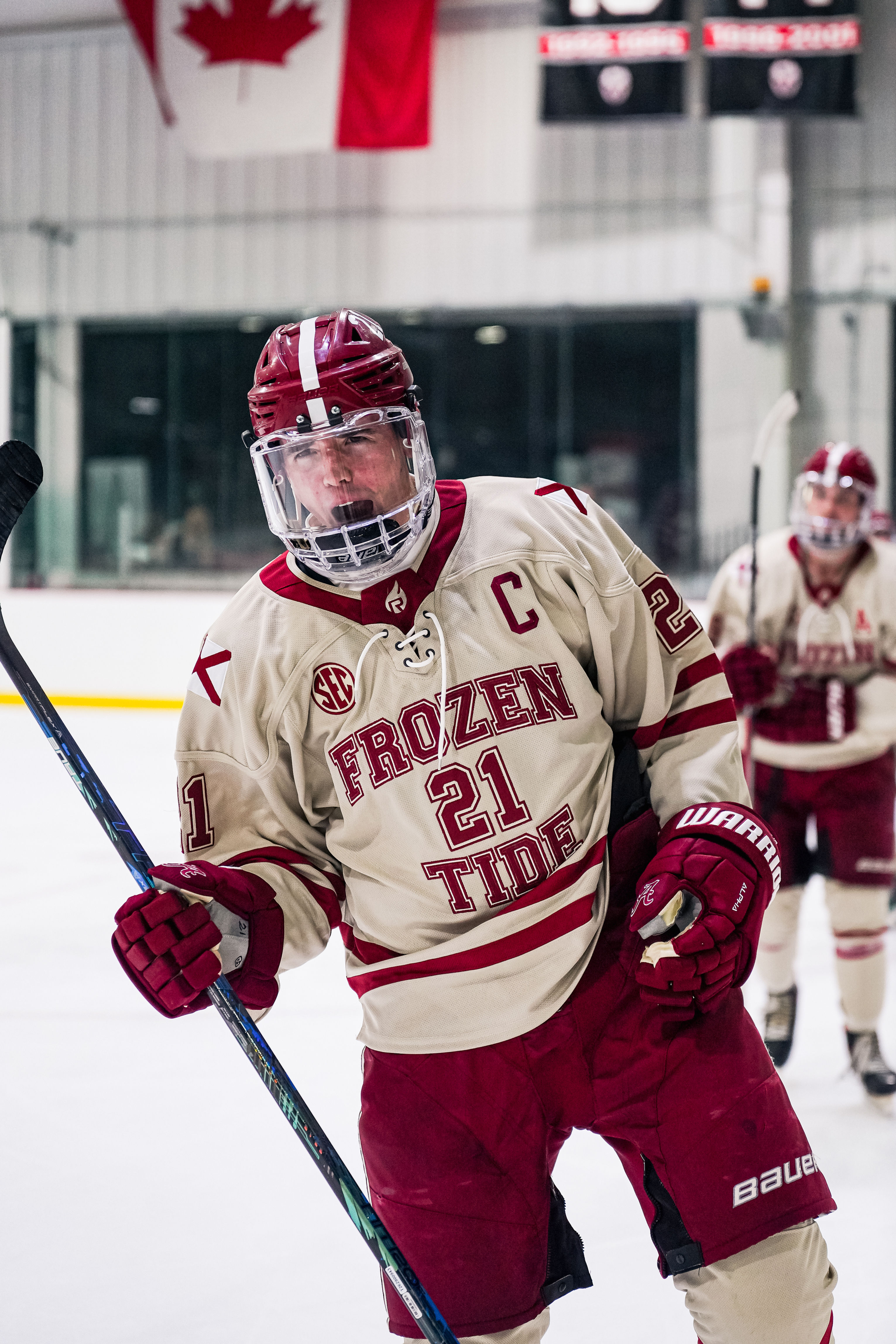 Custom Cream Frozen Tide Jersey