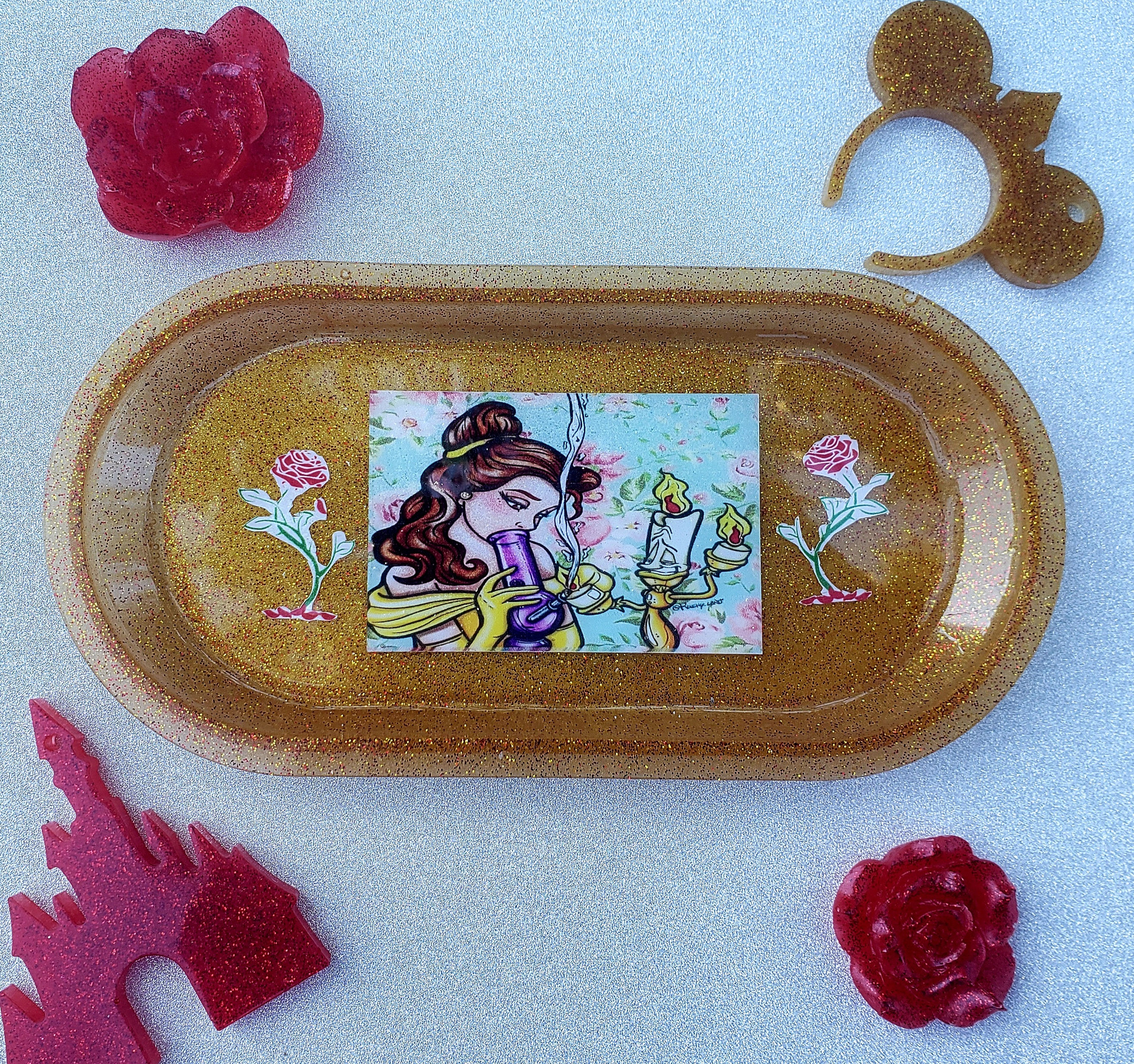 Belle smokers tray set