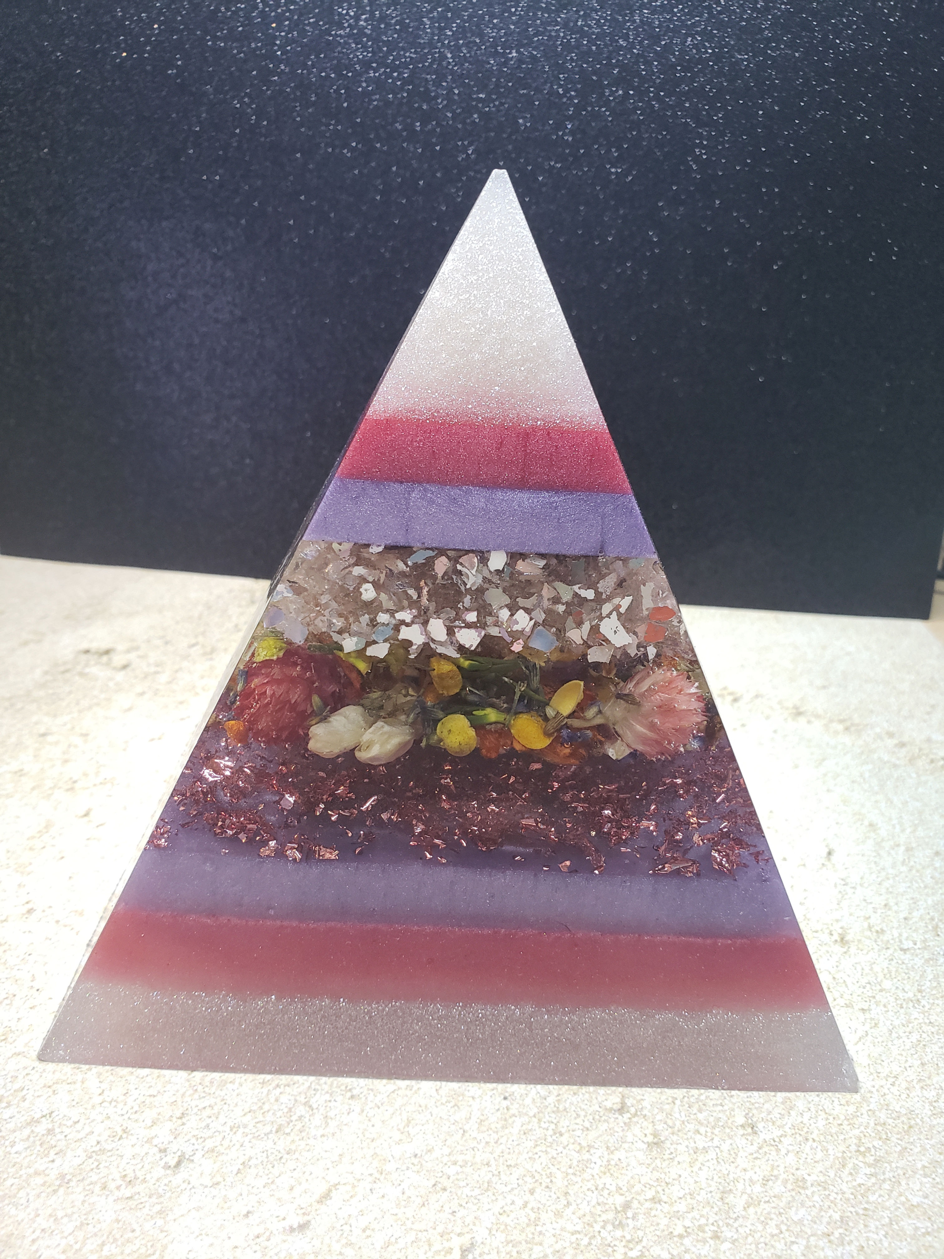 Flower fantasy pyramid 