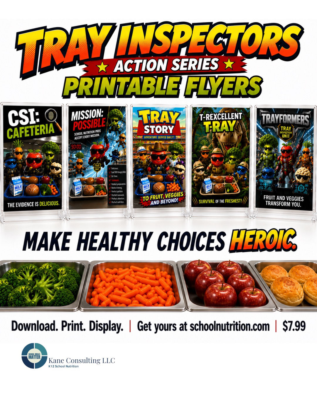 Tray Inspectors Action Flyers