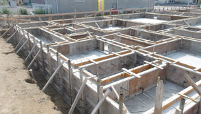 燕市の整形外科クリニック様、基礎コンクリート打設完了しました