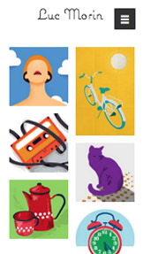 Design website templates – Portfolio illustrateur