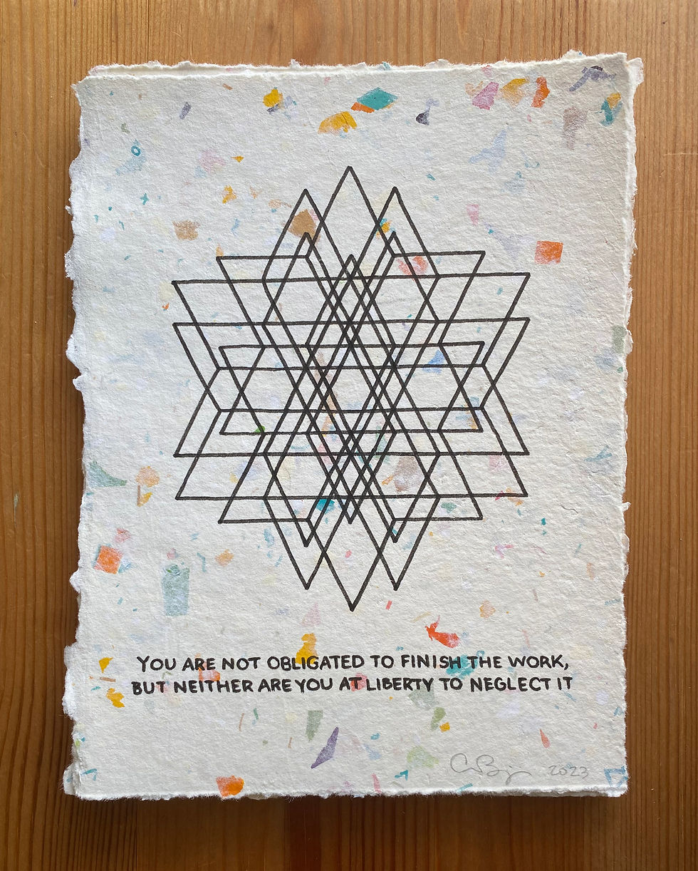 Thumbnail: Prism Ink on Terrazzo with Text