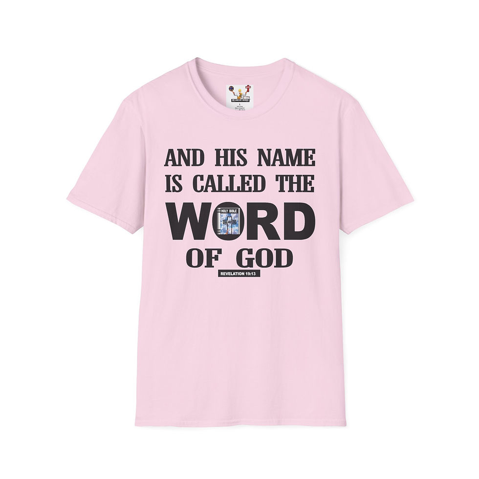 Thumbnail: The Word of God Christian T-Shirt  Christian Tee Faith Tee