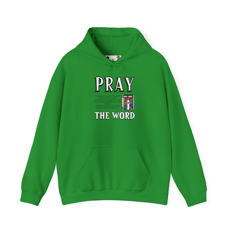 Thumbnail: Pray the Word Hoodie Christian Faith Hoodie