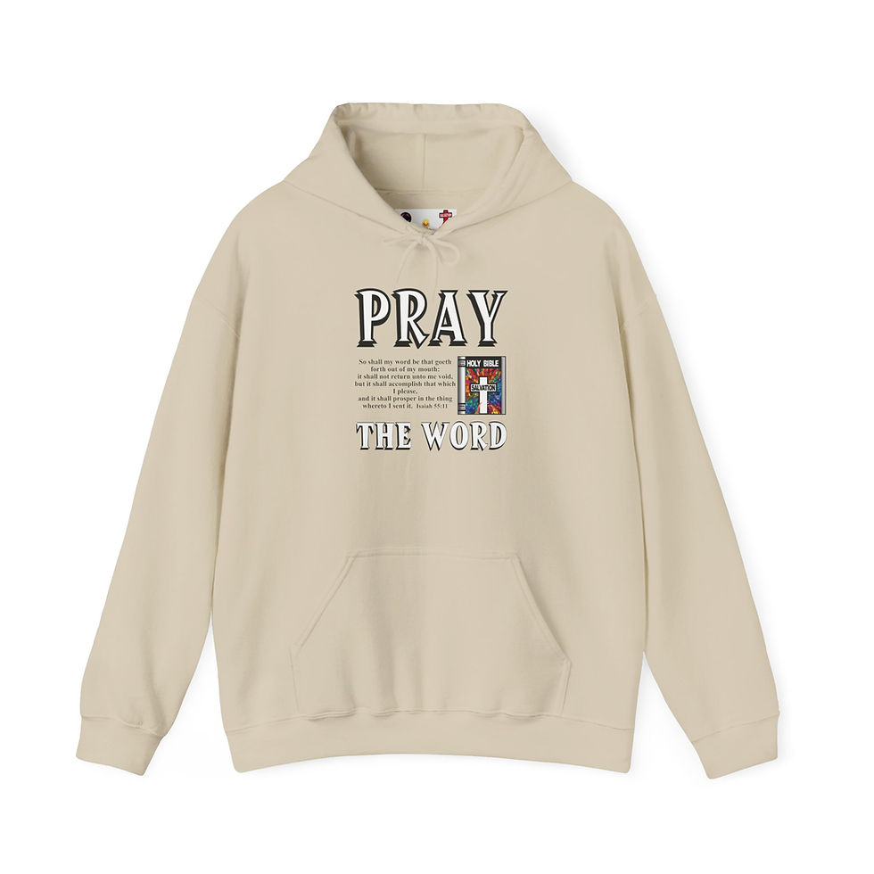 Thumbnail: Pray the Word Hoodie Christian Faith Hoodie