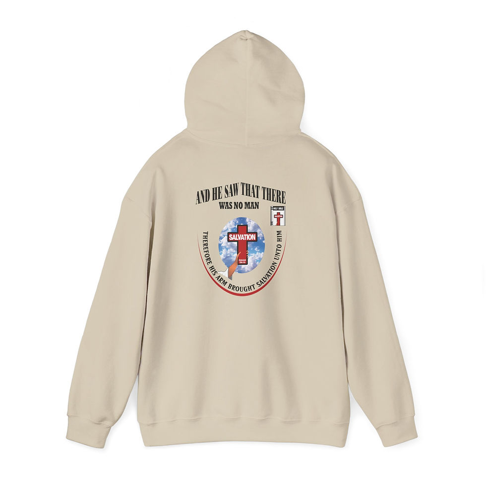 Thumbnail: His Arm Hoodie Christian Cross Hoodie Unisex Religious Hoodie