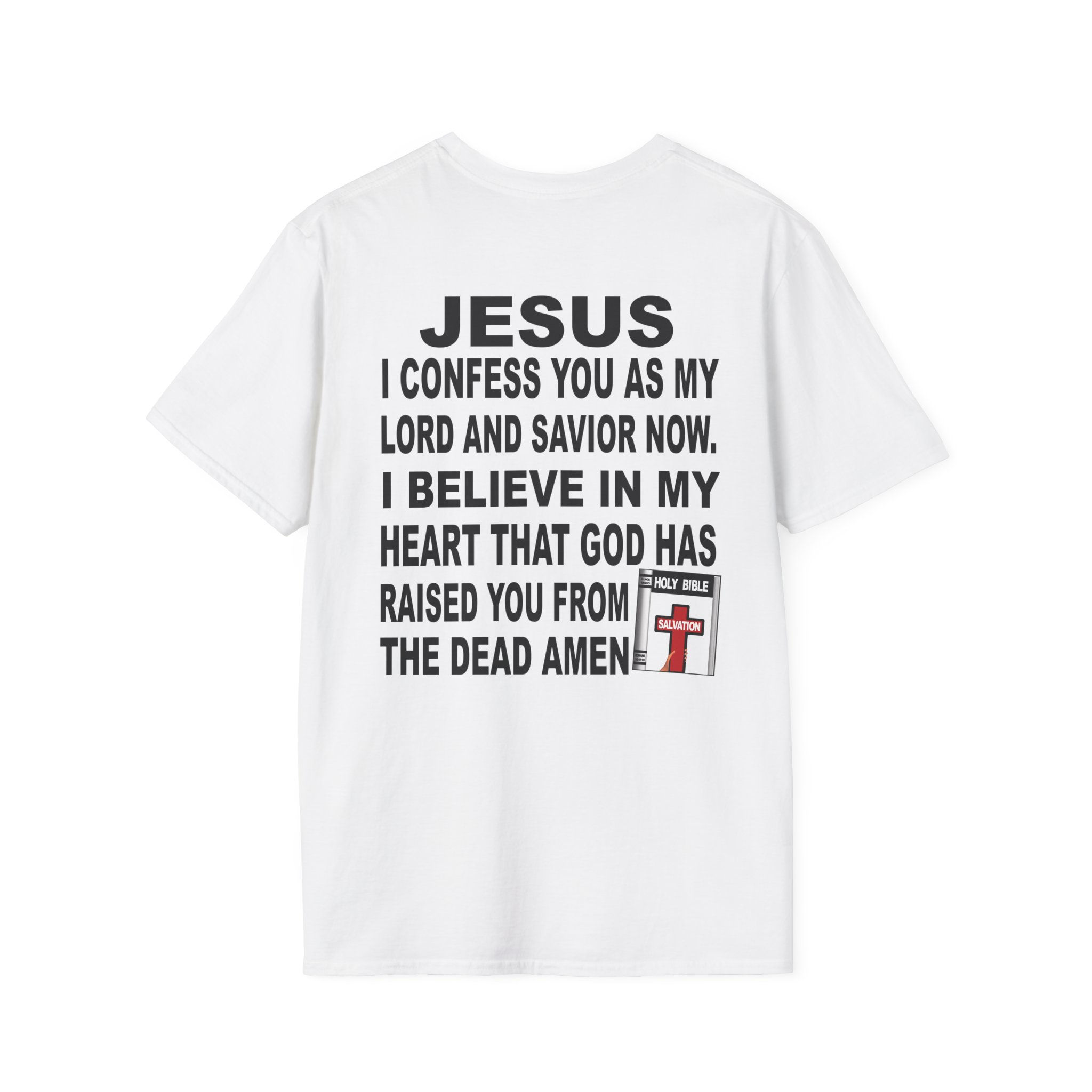 Confess T-Shirt Christian Outreach Prayer T-Shirt