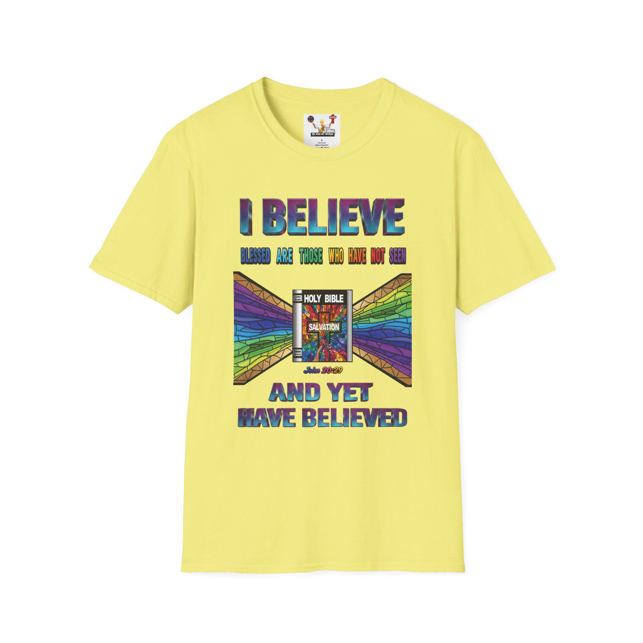 I Believe Christian T-Shirt Faith Cross Inspirational Tee Faith Shirts
