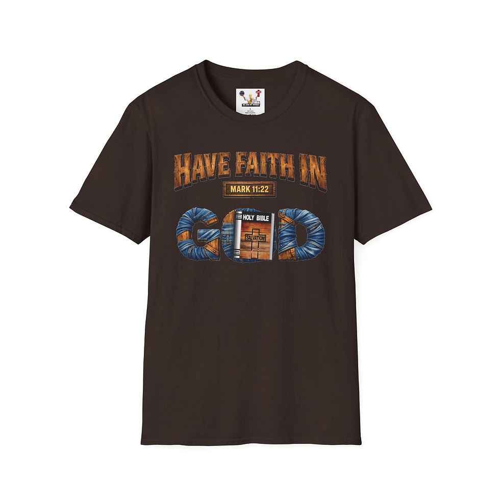 Thumbnail: Have Faith in God T-Shirt Christian Faith Scripture Tee 