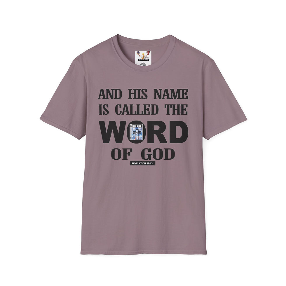 Thumbnail: The Word of God Christian T-Shirt  Christian Tee Faith Tee